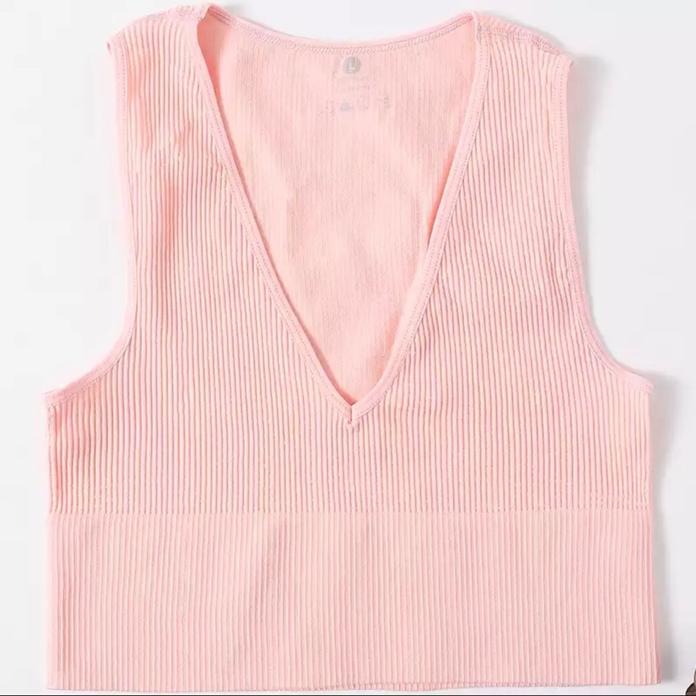 🆕 Plunge Ribbed Top